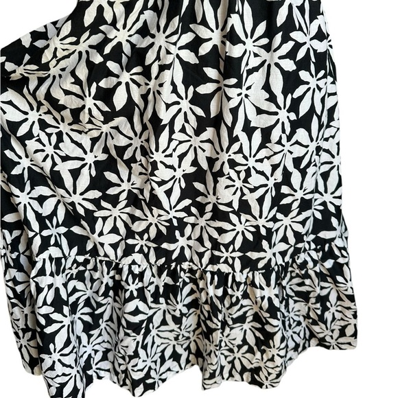 J.Crew Tie Front Cutout Smocked Back Dress Size 4 - Picture 6 of 17